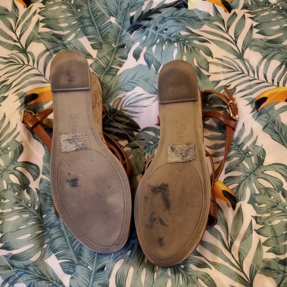 Brown Strappy Wedge - Picture 5 of 5